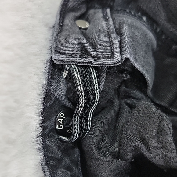 GAP Kids Denim Black Shortie High Rise Size 10 - Picture 5 of 6